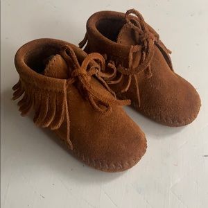 Toddler Minnetonka Moccasins Fringe Booties